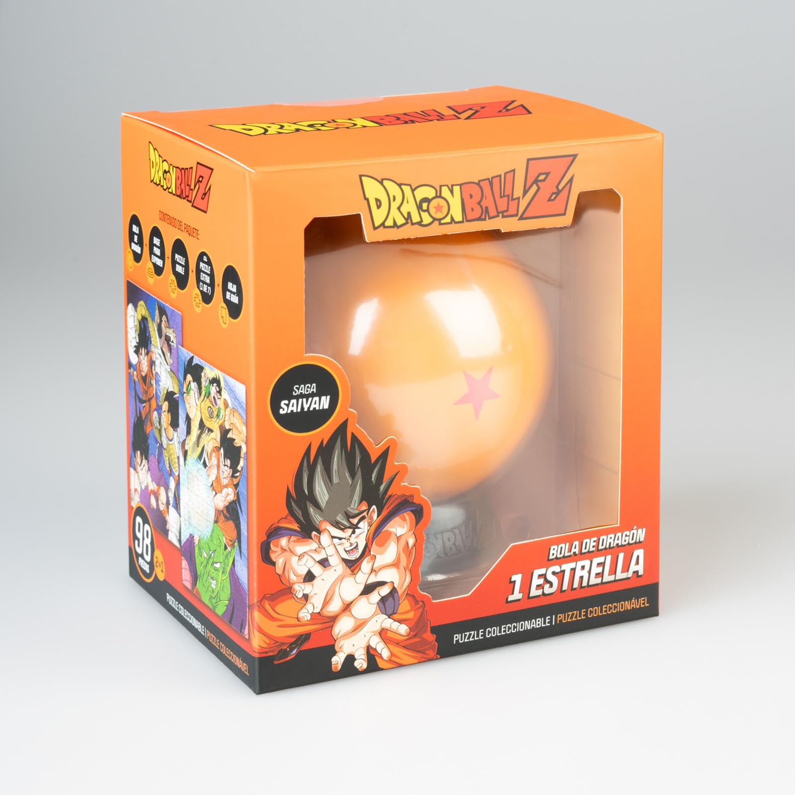 Amazon.com: Dragon Ball Z Collectible Puzzle (1/7) - 2 Goku in 1